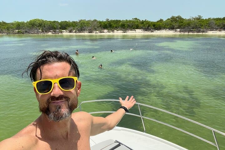 Private Clothing-Optional Boat Charter in Key West: Sandbar & Snorkeling photo 3