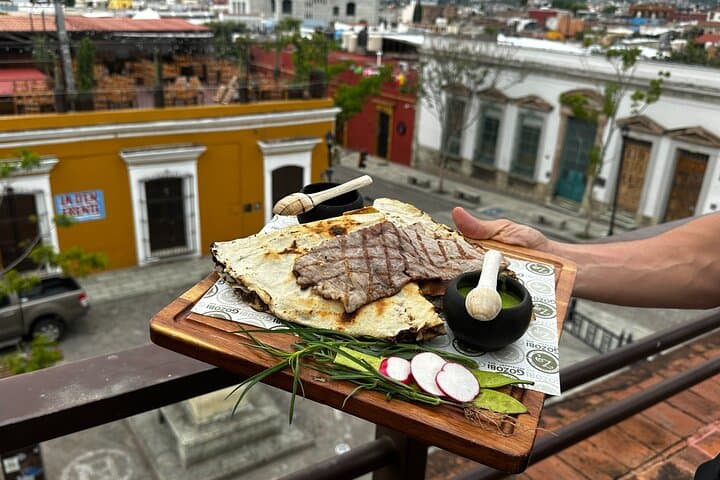 Oaxaca Food Tour: Mercado Bites, Mole Negro & Tlayuda Walking Experience