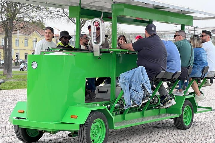 Tropical BeerBike on the Tejo River — Lisbon Riverside Party Bike Tour photo 2