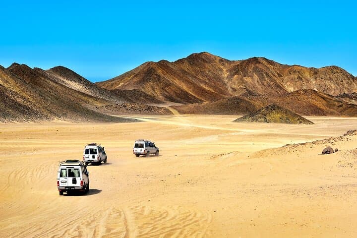 Hurghada Desert Safari: Bedouin Jeep Ride, Camel Experience & Mandi Dinner