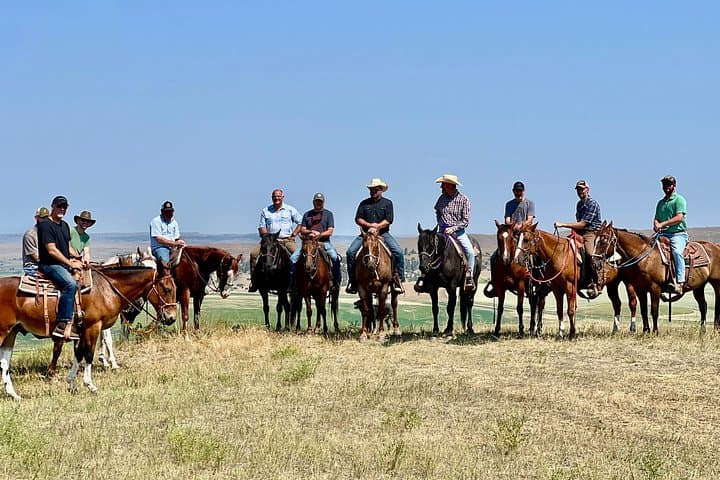 Horseback Ride in Montana's Ranch Country: Greycliff Trails with Absaroka & Crazy Mountain Views photo 4
