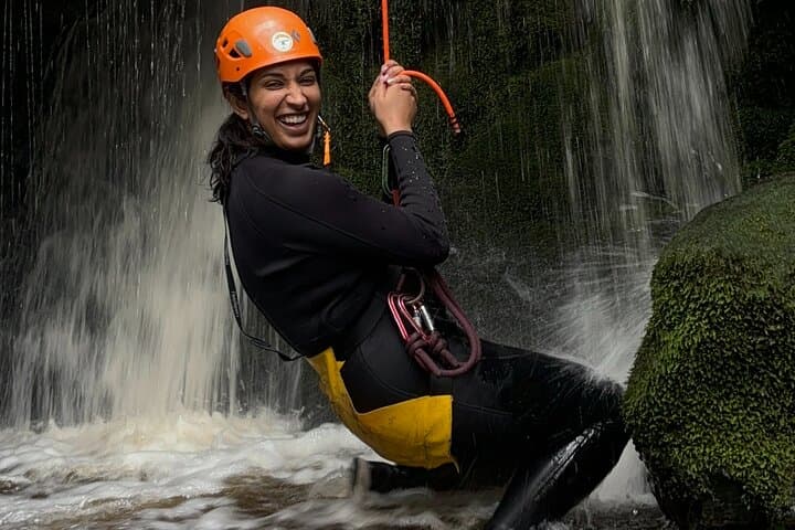 Adrenaline Canyoning in Kelowna: Waterfalls, Rappels & Natural Slides