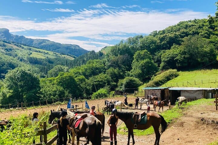 Horseback Riding in Peñas de Aya: Scenic Mountain Ride from San Sebastián