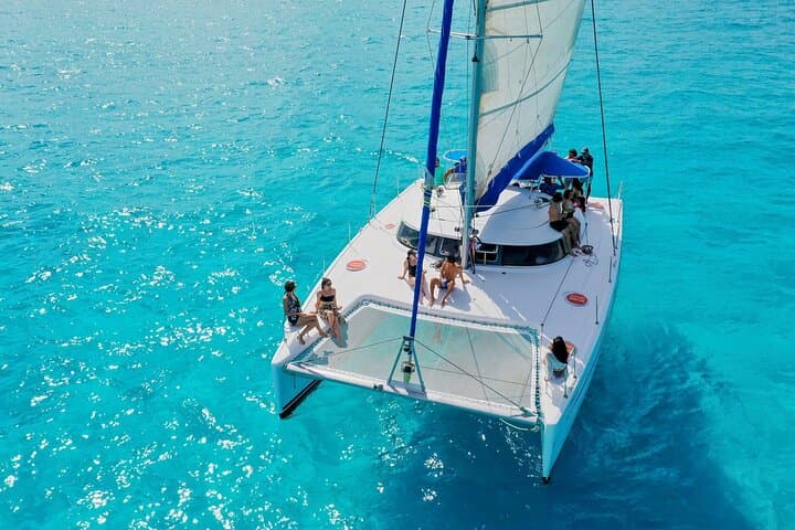 Sail, Snorkel & Chill: Isla Mujeres Catamaran Cruise With Ice Bar photo 2