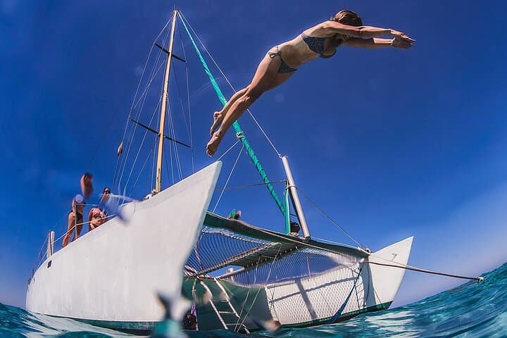 Sail, Snorkel & Chill: Isla Mujeres Catamaran Cruise With Ice Bar photo 4
