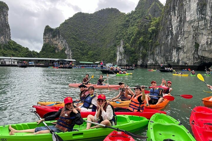 Full-Day Victory Star Cruise: Halong Bay Caves, Kayaks & Sunset Jacuzzi photo 3