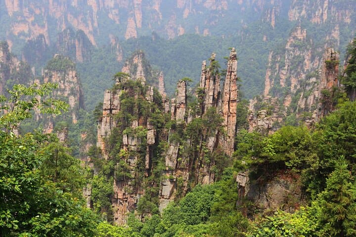 Yuanjiajie & Tianzi Mountain Day Tour — Bailong Elevator, Sky Pillar and Rice Fields in the Air