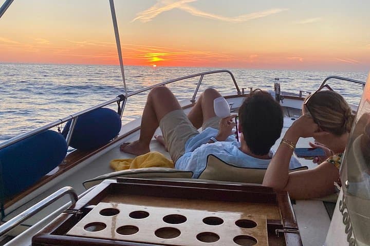 Private Sunset Boat Tour in Ischia — Forio Coves, Caves & Prosecco Cruise photo 1