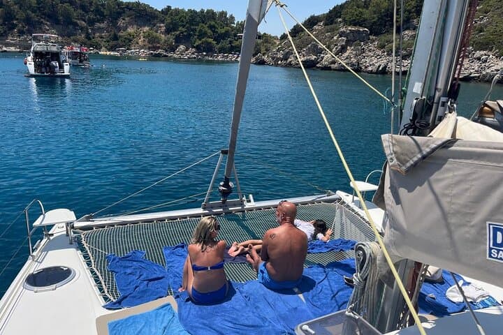 Half-Day Rhodes Catamaran Cruise to Anthony Quinn Bay & Kallithea Springs photo 4