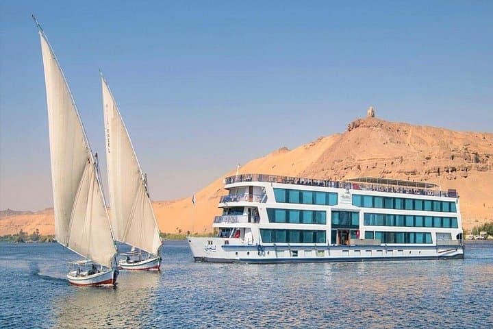 Luxor to Aswan Nile Cruise: 5-Day River Voyage with Hot Air Balloon Over Luxor photo 1