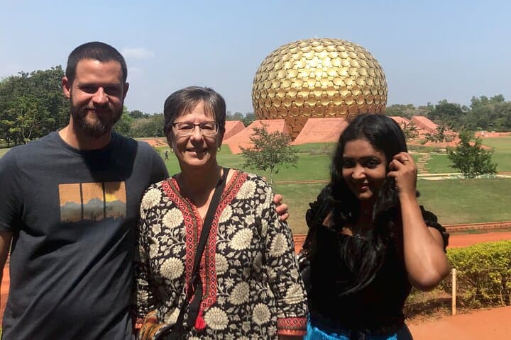 Pondicherry Private Day Tour with Female Guide: Auroville, French Quarter & Promenade