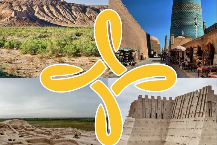 Khiva to Bukhara Fortresses Transfer: Ayaz Kala, Toprak-Kala & Kyzylkala Tour
