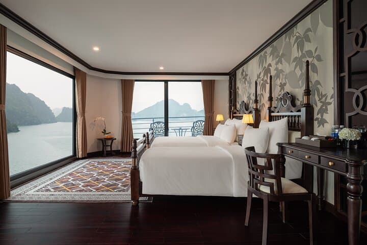 2-Day Luxury La Stellar Halong Bay Cruise from Hanoi: Caves, Kayaks & Sunset Decks photo 6