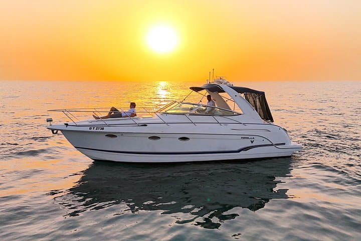 Dubai Private Yacht Cruise 34ft — Marina Sunset & Burj Al Arab Views photo 1
