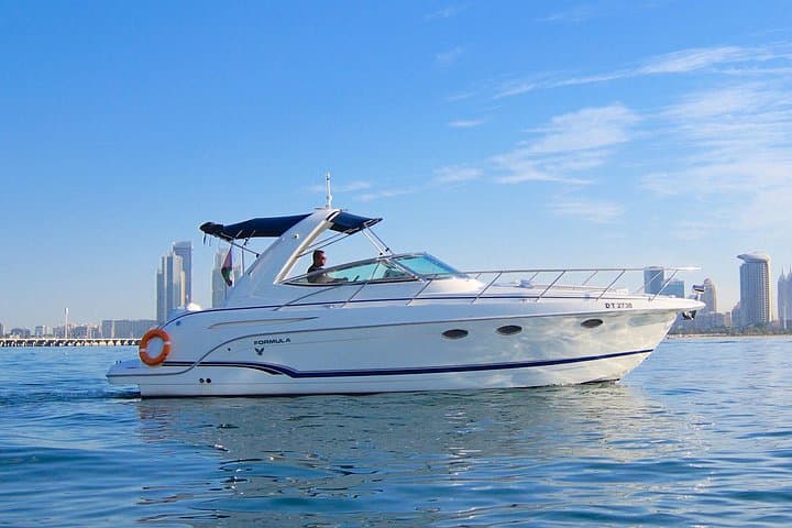 Dubai Private Yacht Cruise 34ft — Marina Sunset & Burj Al Arab Views photo 2