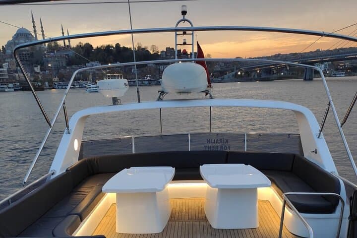 Private Bosphorus Yacht Tour in Istanbul — Noon Yacht Cruise with Snacks photo 4