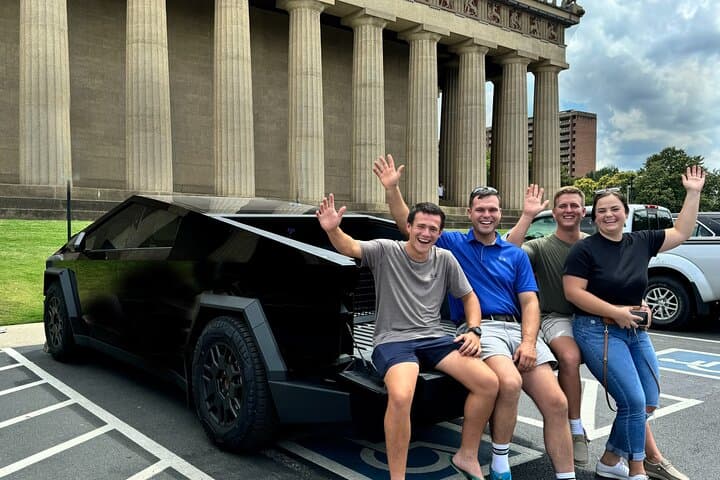 Cybertruck VIP: Private Best of Nashville City Tour in a Tesla