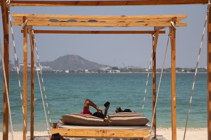Fénix Beach Day Excursion from Cartagena: Boat Ride, Beach Beds & Island Lunch photo 3