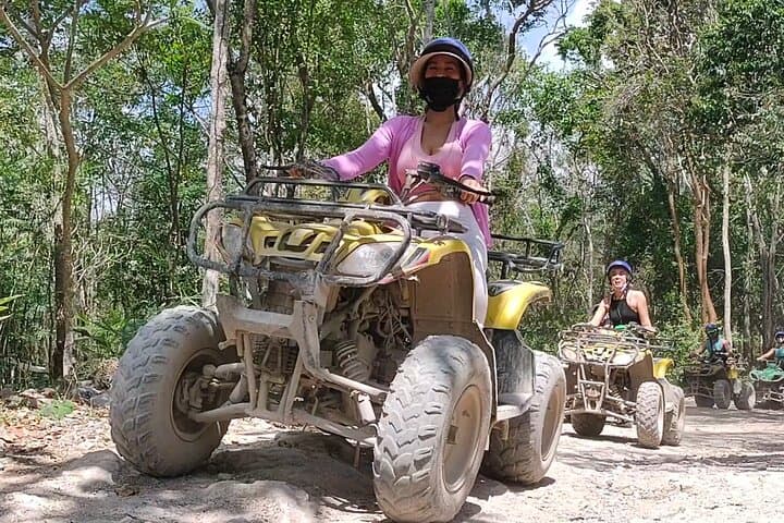 ATV & Cenote Cavern Tour in Tulum — Jungle ATVs, Ziplines & Nohoch Swim photo 2