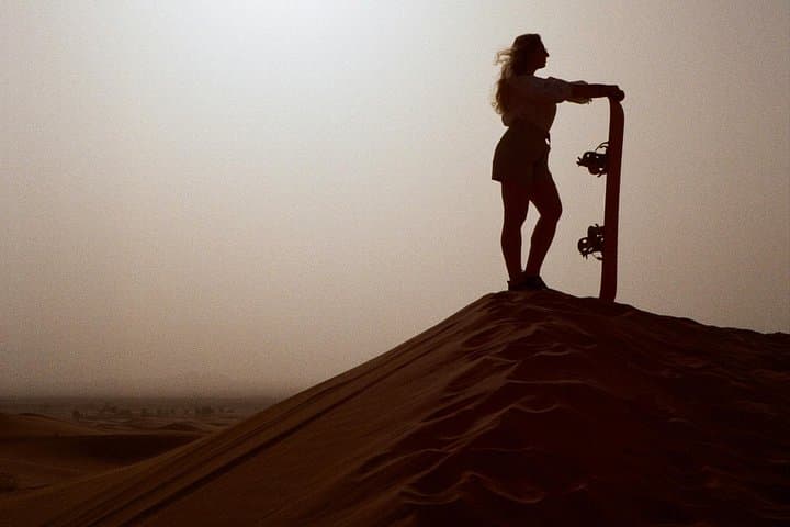 Morning Desert Safari Dubai: Camel Ride, Dune Bashing & Sandboarding photo 2