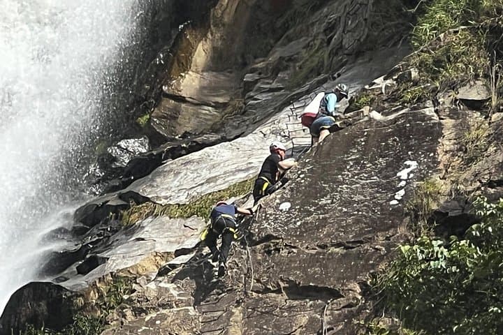 Zip-line, Climb & Hike to Salto del Buey Waterfall — Day Trip from Medellín photo 3