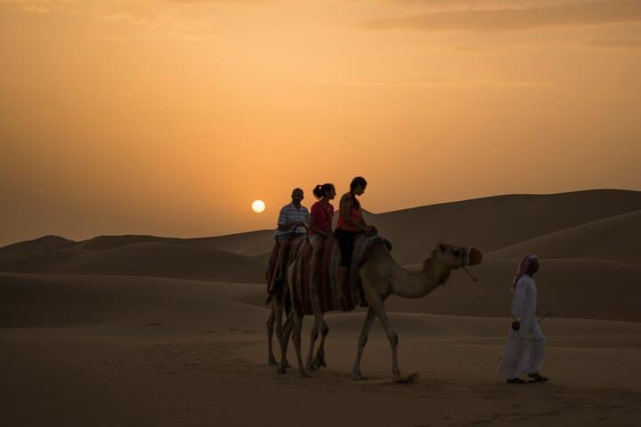 Private Evening Dubai Desert Safari: Camel Ride, Sandboarding & Dune Bashing photo 3