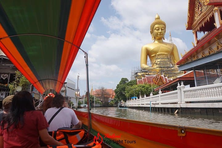 Bangkok Yai Canal Longtail Boat Tour: Wat Paknam & Khlong Bang Luang Experience