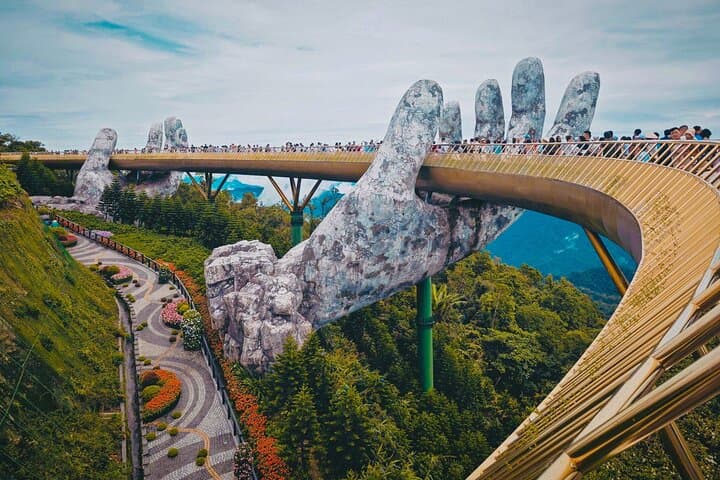 Ba Na Hills Day Tour: Golden Bridge, Cable Car & French Village from Da Nang