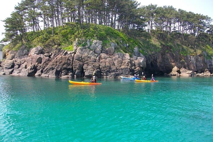 Sea Kayaking on Ojika Island, Nagasaki — Volcanic Cliffs & Clear Water