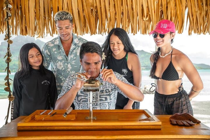 Harvesting the Black Pearl: Bora Bora Pearl Farm Snorkel & Oyster Opening photo 1