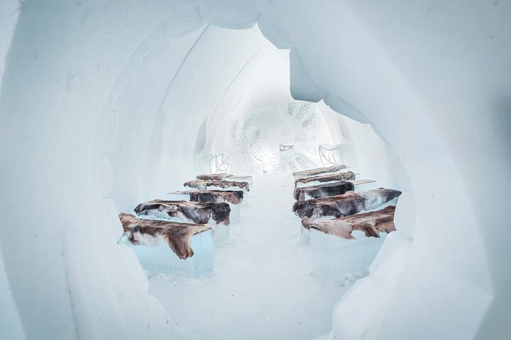 Inside Arctic SnowHotel: Guided Tour, Ice Bar & Snow Sculptures in Rovaniemi photo 6