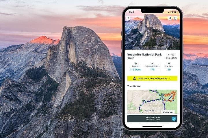 Yosemite Self-Guided Audio Driving Tour — Yosemite Valley to Tioga Pass
