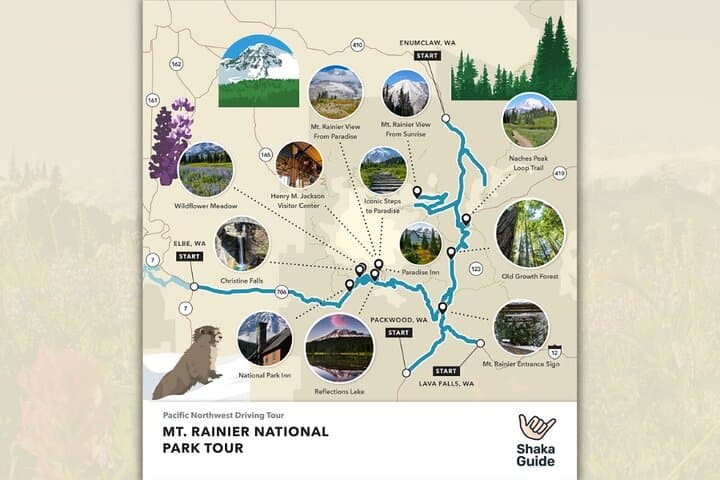 Self-Drive Seattle Bundle: Mount Rainier, Olympic & North Cascades Audio Tours photo 4