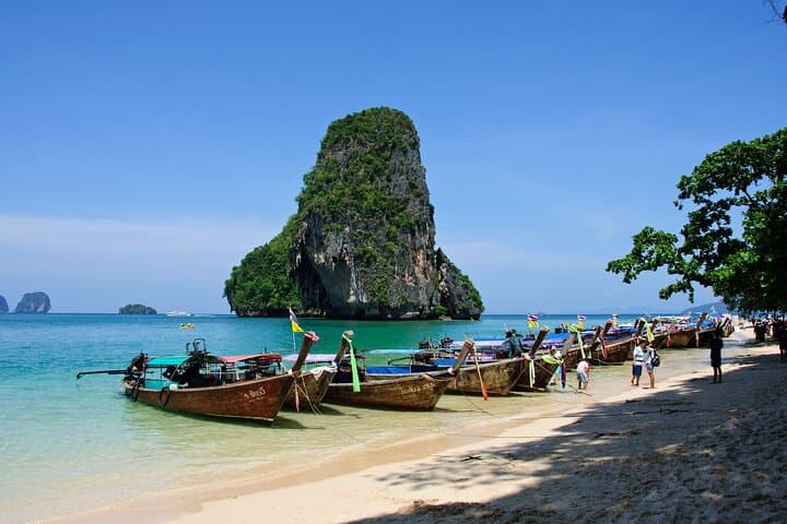 Krabi 4-Island Speedboat Day Trip — Snorkel Chicken, Tup & White Beach