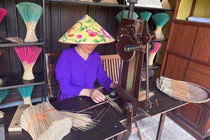 Full-Day Hue Royal Tombs, Pagodas & Village Tour: Dragon Boat, Citadel & Craft Villages photo 5