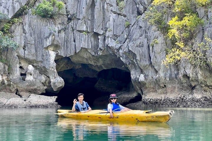 Lan Ha Bay Private Canoe Adventure: Kayak Bright & Dark Caves photo 6