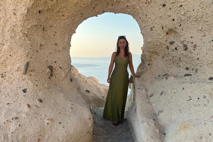 Santorini Private Cooking Class & Island Tour: Megalochori, Prophet Elias & Winery Experience photo 3