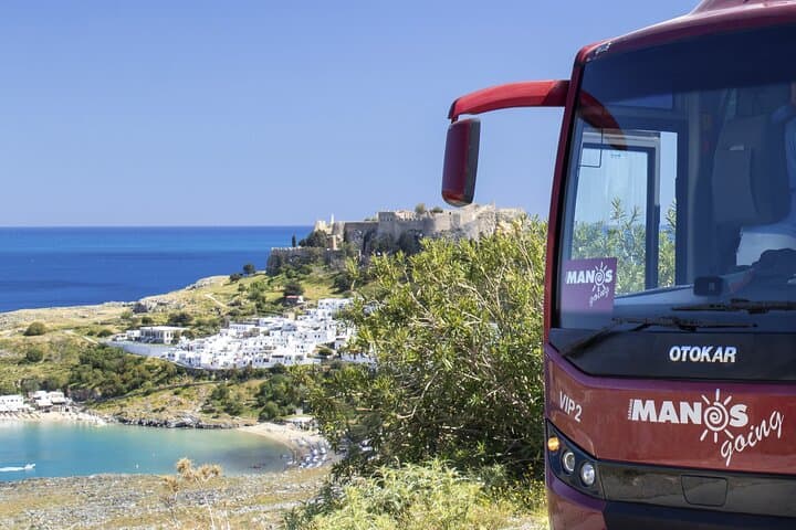 Lindos Half-Day Express from Rhodes: 3.5 Hours at the Acropolis & Beaches