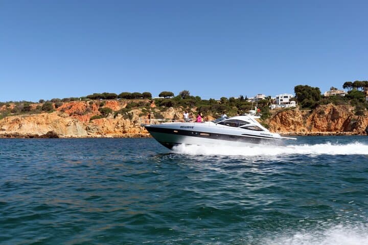 Half-Day Luxury Yacht Charter from Marina Albufeira: Private Cruise to Algarve Coves photo 6
