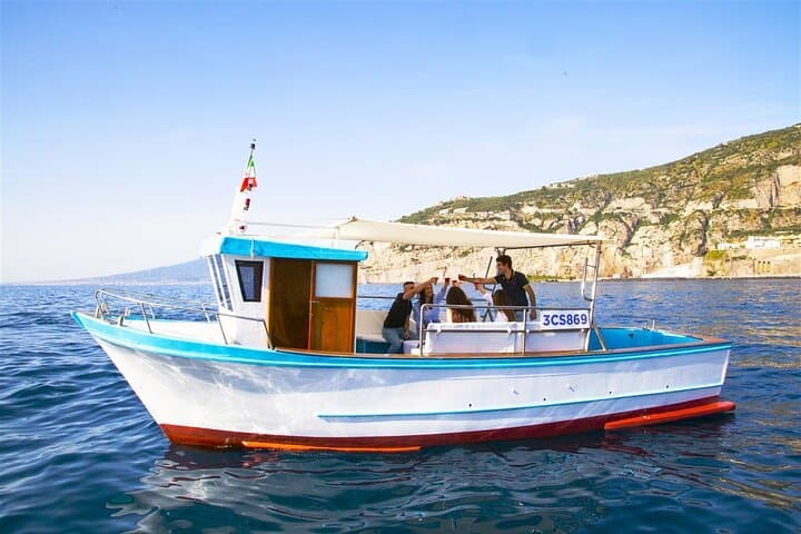 Sorrento to Capri Full-Day Fishing Tour: Swim, Fish & Lunch on Board