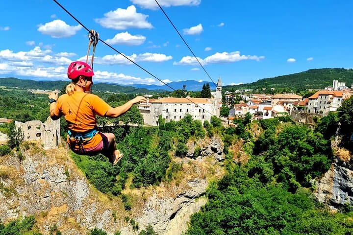 Pazin Castle, Cave & Zip Line Adventure in Istria