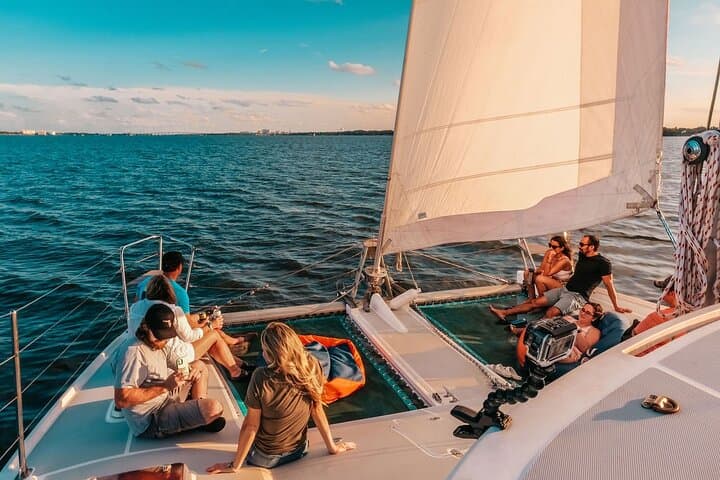 Sunset Catamaran Sail in Cocoa Beach: Banana River Dolphin & Manatee Cruise