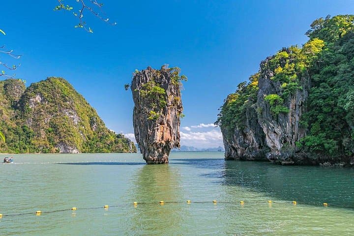 Phang Nga Bay Speedboat: James Bond Island, Canoeing & Naka Beach Day Trip photo 1