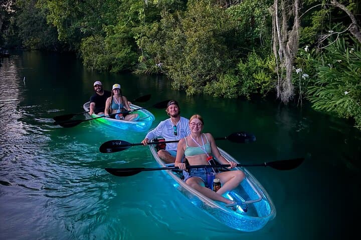 Clear Kayak Sunset and Glow Tour at Three Sisters Springs, Crystal River photo 6