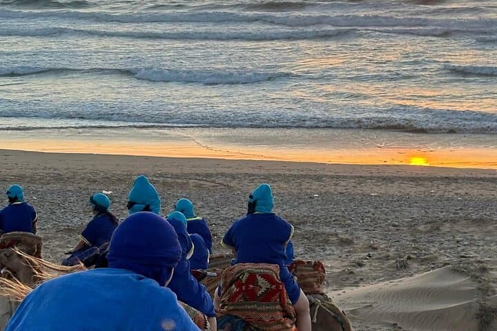 Sunset Camel Ride & Beach BBQ from Agadir to Tamri — Camel Trek, Sunset & Dinner