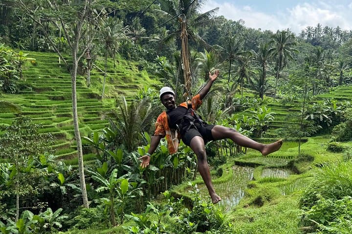 Ubud Rice Terrace Adventure: Bali Swings, Zipline & Sky Bike Experience photo 2