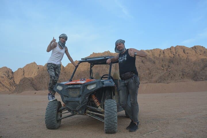 Sunset Desert Buggy Safari in Sharm El Sheikh: Echo Caves & Bedouin Tea