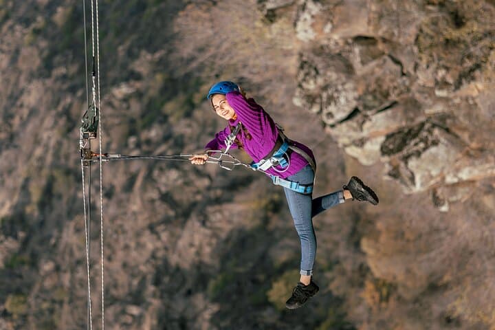 Zipline Over Amberd Gorge — Byurakan Ziplining Near Yerevan photo 2