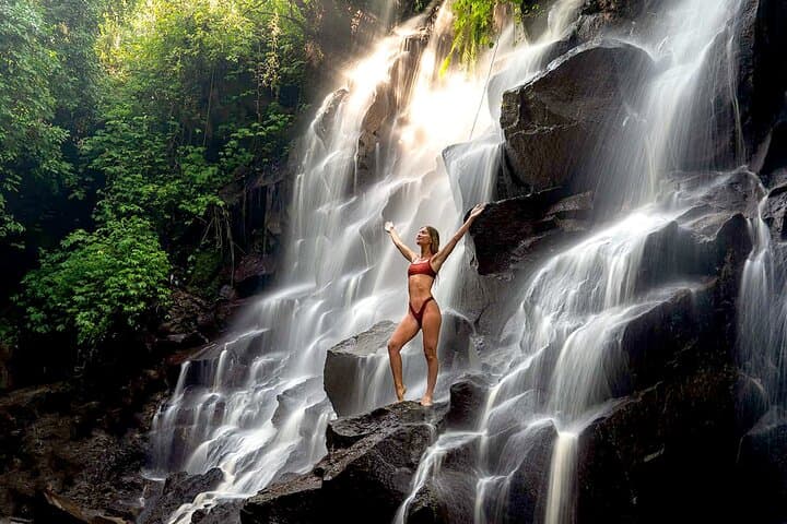 Bali Waterfall and Temple Day Tour from Ubud — Tegalalang, Tirta Empul & Swing
