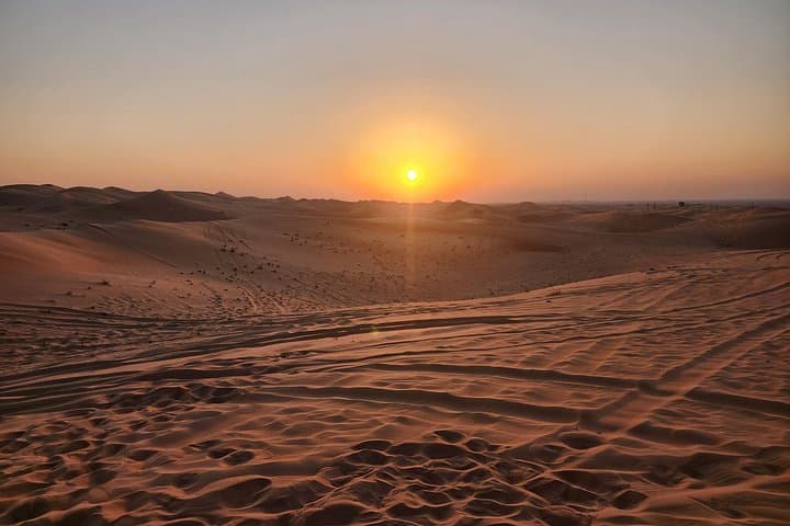 Dubai Morning Desert Safari: Dune Bashing, Sandboarding & Camel Ride in Lahbab photo 2